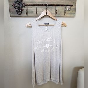 Jersey Tank with Rhinestones Size XL